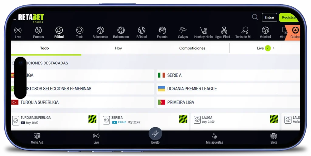 Descargar aplicación Retabet en iOS